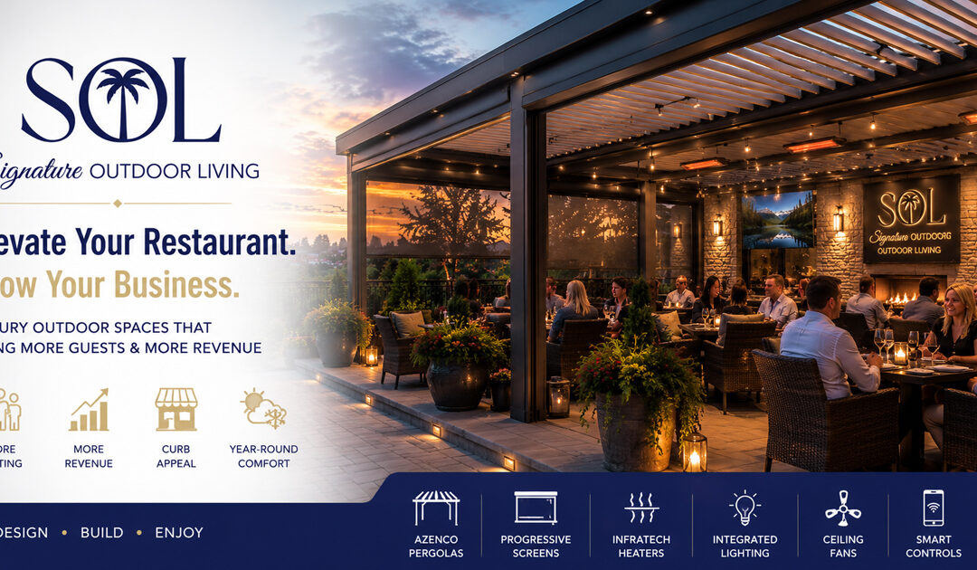Why Restaurants Are Investing in Luxury Outdoor Dining Spaces.