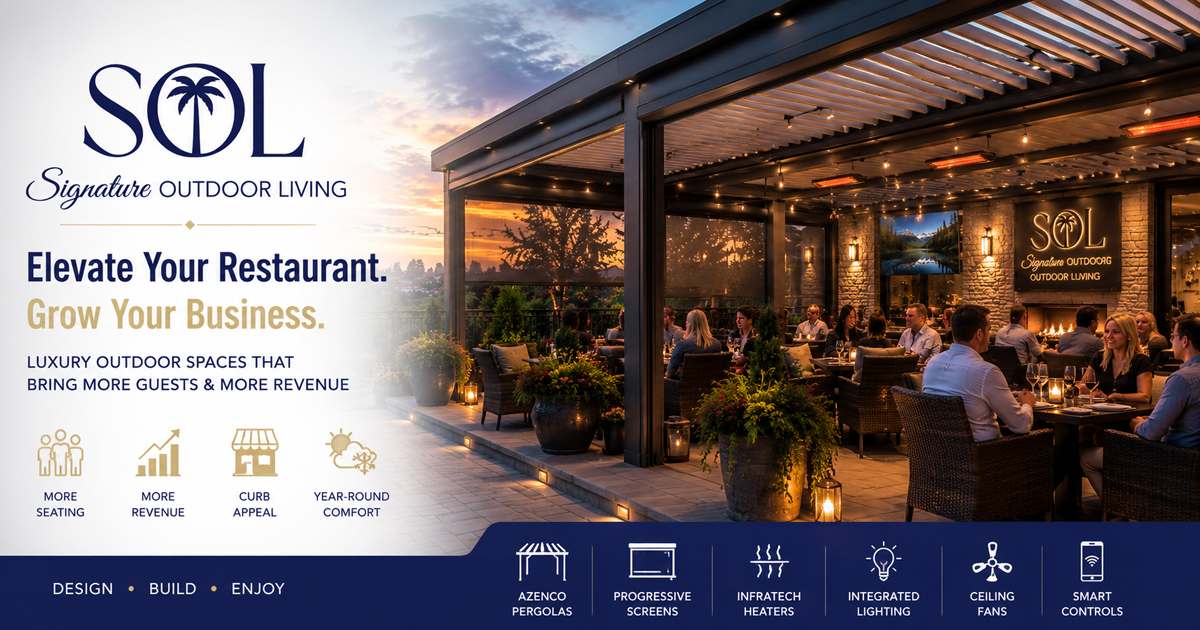 Why Restaurants Are Investing in Luxury Outdoor Dining Spaces.