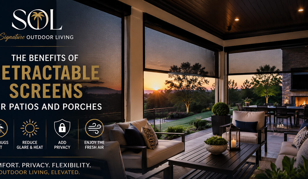The Benefits of Retractable Screens for Patios and Porches