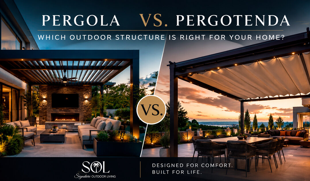 Pergola vs. Pergotenda: Which Outdoor Structure Is Right for Your Home?
